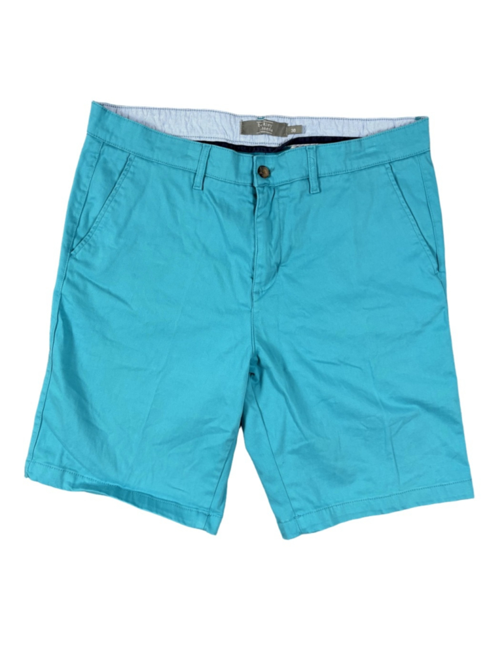 Mens 38 Berkley Jensen Blue Chino Shorts Stretch Casual Golf 10”